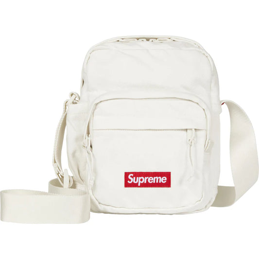 Supreme Denim Shoulder Bag (White)
