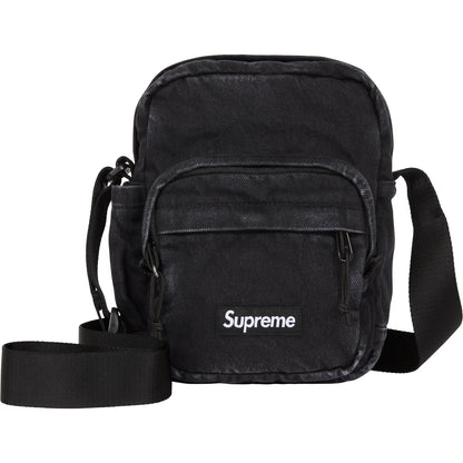 Supreme Denim Shoulder Bag (Black)