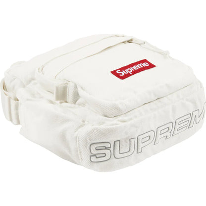 Supreme Denim Shoulder Bag (White)