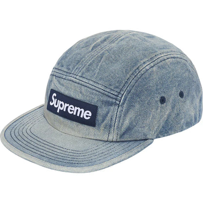 Supreme Washed Chino Twill Camp Cap (Denim)