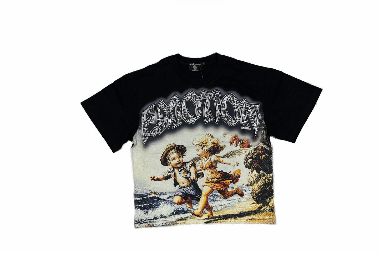 Mixed Emotion Black Seaside Tee