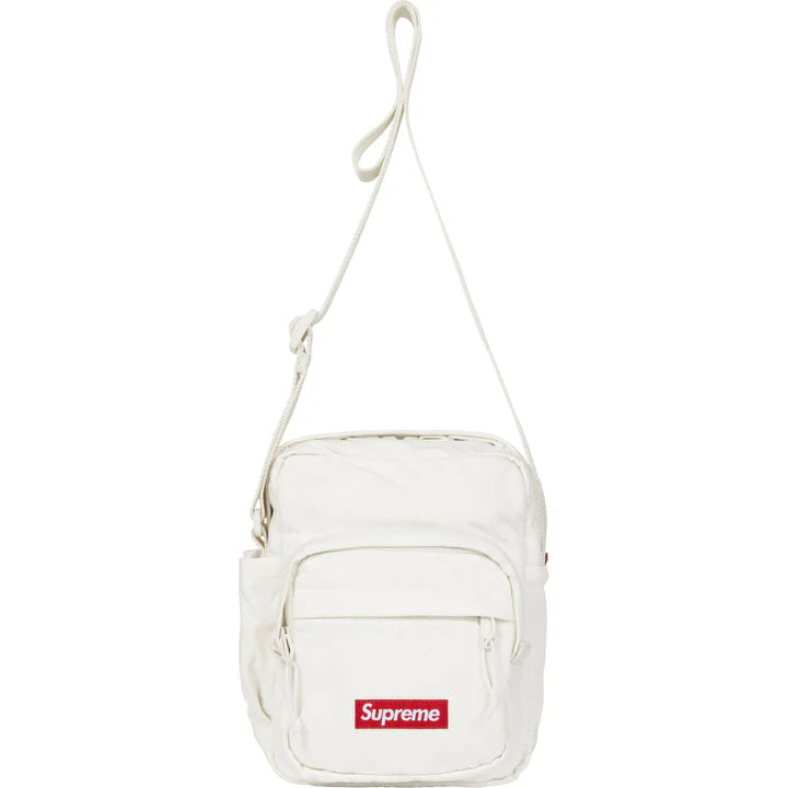 Supreme Denim Shoulder Bag (White)