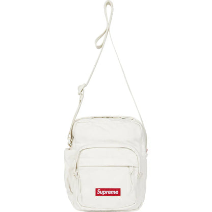 Supreme Denim Shoulder Bag (White)
