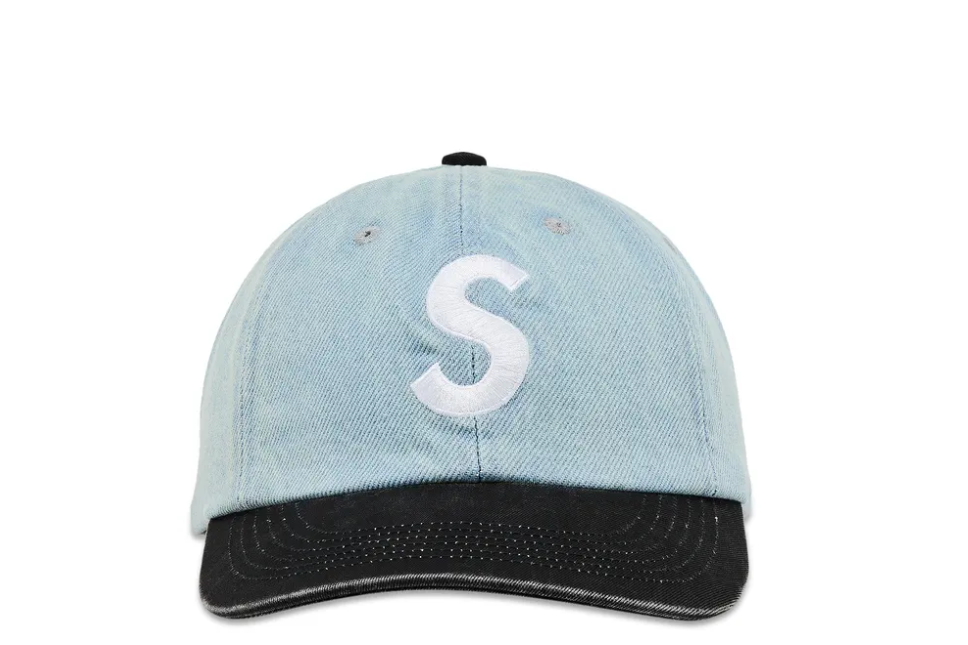 Supreme Pigment Coated 2-Tone S Logo 6-Panel (Denim)