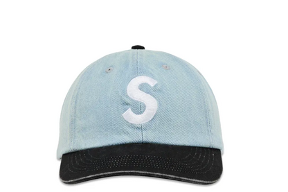 Supreme Pigment Coated 2-Tone S Logo 6-Panel (Denim)