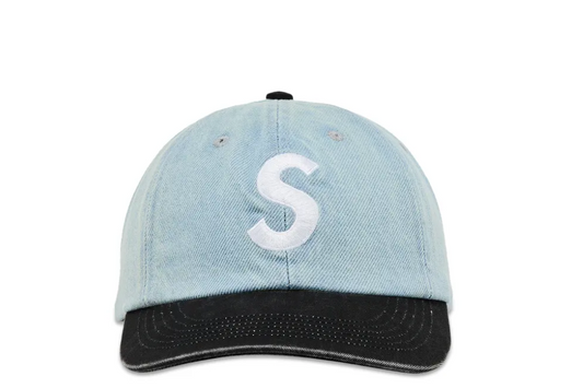 Supreme Pigment Coated 2-Tone S Logo 6-Panel (Denim)
