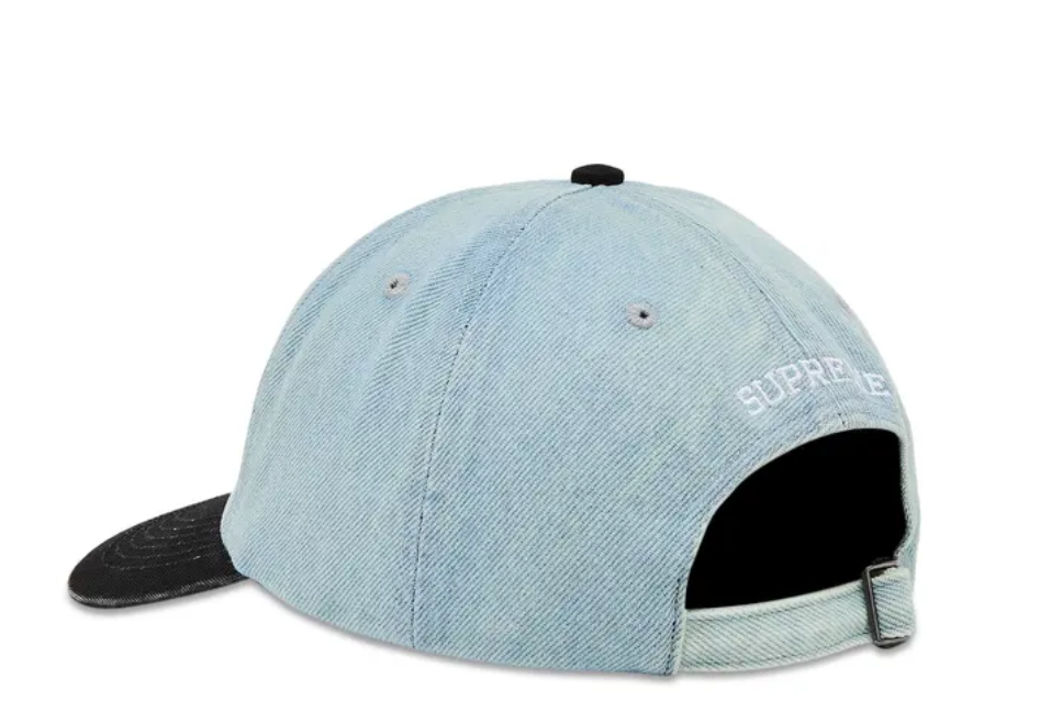 Supreme Pigment Coated 2-Tone S Logo 6-Panel (Denim)